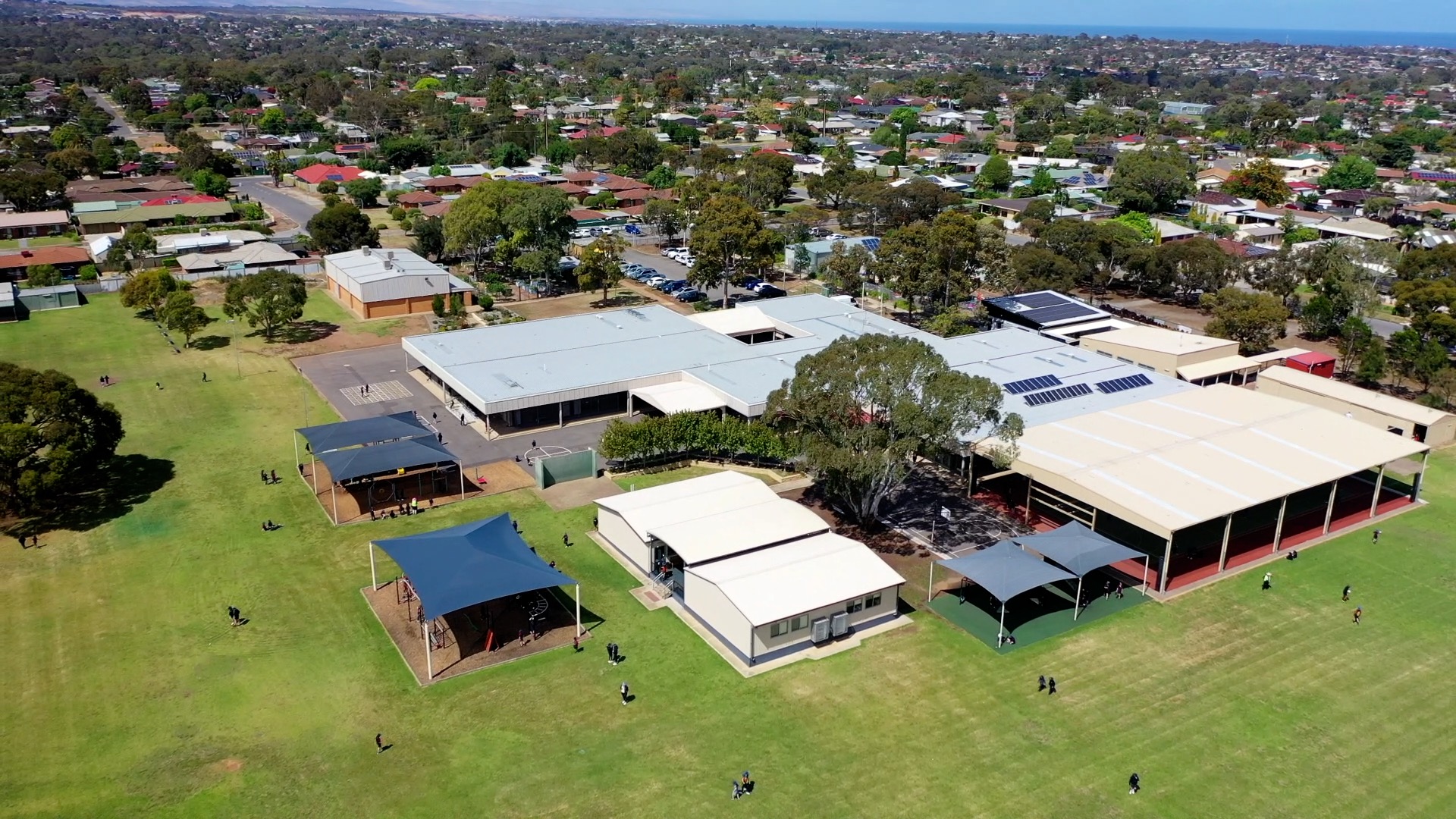 Aerial store photography video